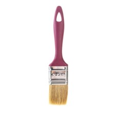 Brush flat bison 4-01011-038, natural bristles, plastic pen, 38mm
