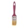 Brush flat bison 4-01011-038, natural bristles, plastic pen, 38mm