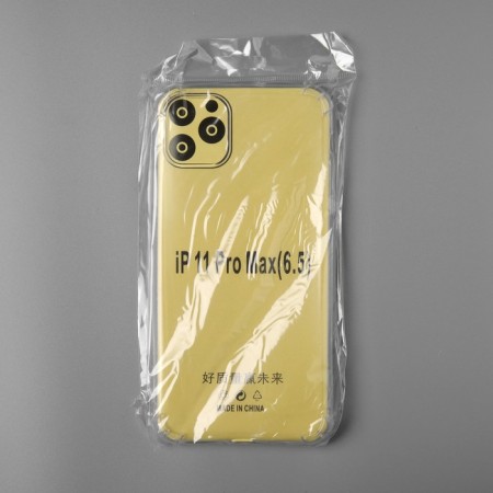 Luazon cover for the iPhone 11 Pro Max, silicone, anti -suggestion, transparent-5