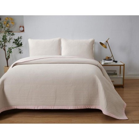 A set with a veil "Marisol", size 230x250 cm, 50x70 cm - 2 pcs, caramel color-2