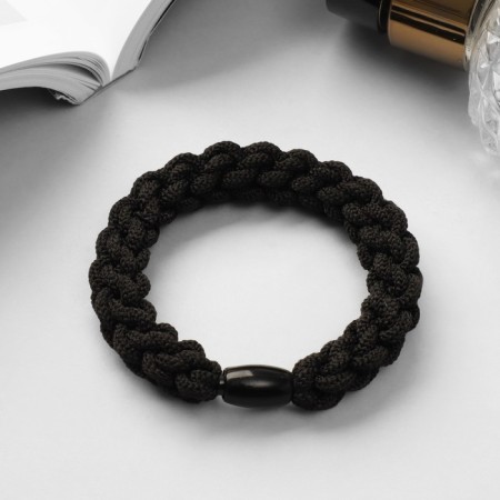 Hair elastic band "Sport Elite" large weaving premium, 5 cm, mix