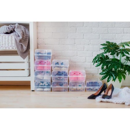 Box for storing shoes "Renome", 38 × 20.5 × 13 cm, transparent color-2
