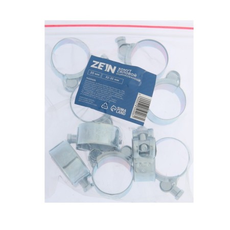 The clamp zein English, diameter 32-35 mm, width 20 mm, galvanized-9