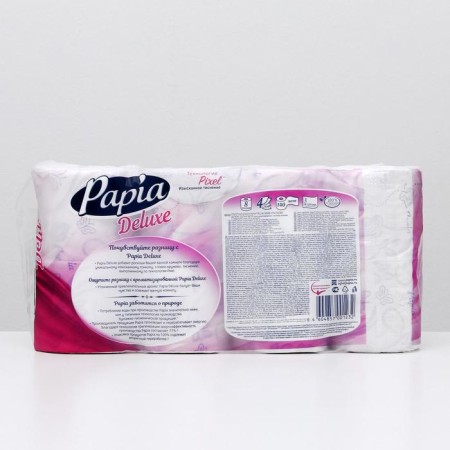 Papia Deluxe Dolce Vita toilet paper, 4 layers, 8 rolls-3