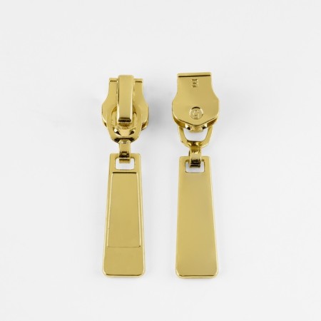 Automatic lock for metal zippers, No. 5, 10 pcs, the color of the gold-1