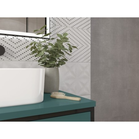 Wall insert APEKS Rombs light gray 25x75-1