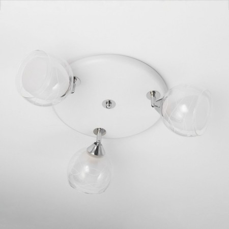 Citilux “Samba” CL158131, 36x36 cm, 3x75W, E27, black and white color-9