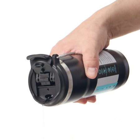 Thermal circle, 600 ml, travel, retains heat up to 12 hours, 20.7 x 7.5 cm, black-8