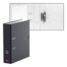 A4, 70 mm registrar, Erichkrause Work Inside, collected, laminated, black