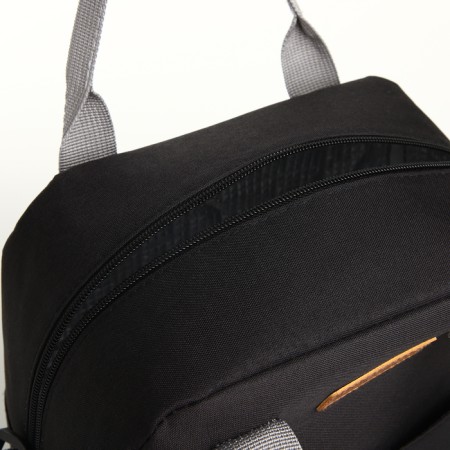 Thermal -mosquito with zipper, external pocket, 7.8 liters, black color-2