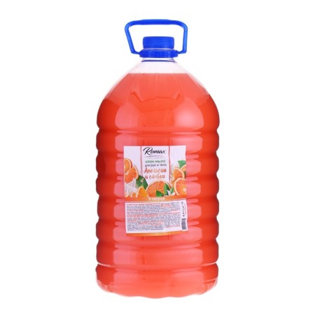 Romax hand and body cream "Orange and cream", 5 liters