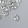 Decor for creativity Metal "Hanging lock - heart" silver 288M008 1.7x1.2 cm