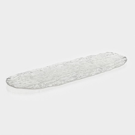 Serving dish magistro "Krast", D = 48.5 × 16.5 cm, glass, transparent-2