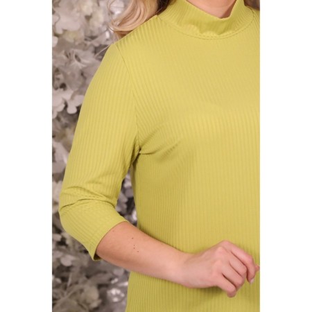 Women's turtleneck, size 54, olive color-4