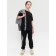 Футболка для девочек, рост 152 см, цвет черный
