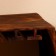Barbali bottles stand 60x24x55 cm, Albezia tree, brown