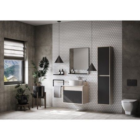 Aquaton mirror Loft Urban 65 oak Oreon 1A254102LQX50-5