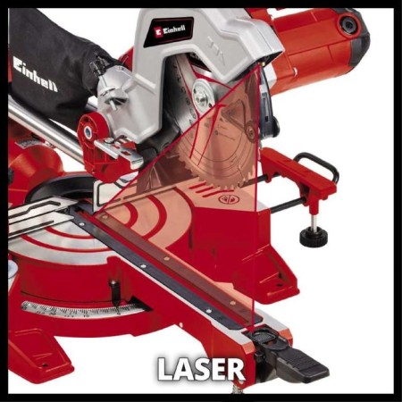 Pile endow Einhell TC-SM 216, 1600 W, 216x30 mm, 5200 rpm, laser-2