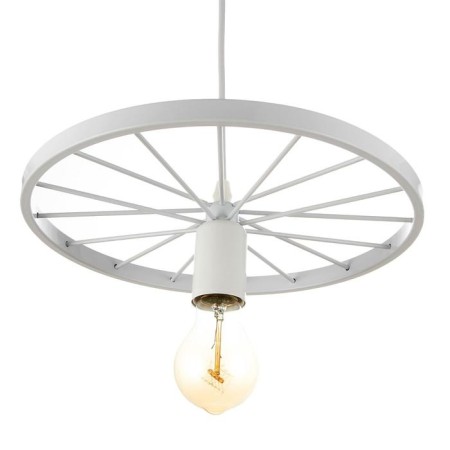Lamp "Wheel" 1HE27 40W white 30x30x10-110 cm-4