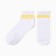 Women's socks, white/yellow color, rr 23