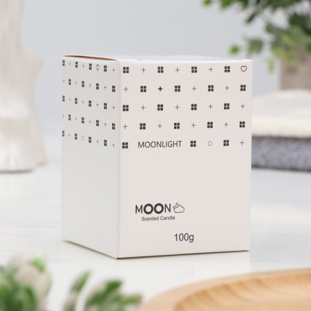 Aromatic candle in a glass "Moon", beauty, small-2