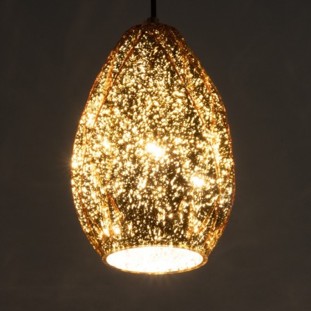 Lamp Bayerlux "Tosso" E27 40W gold 15x15x26-126 cm-3