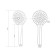 Shower watering can Esko SSP751, 1 mode