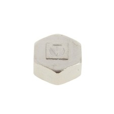 Заглушка Valtec, 1/2", внутренняя резьба, никелированная латунь