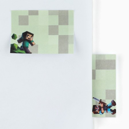 Stickers with a sticky layer "Minecraft", 3 pcs, 30 liters-2