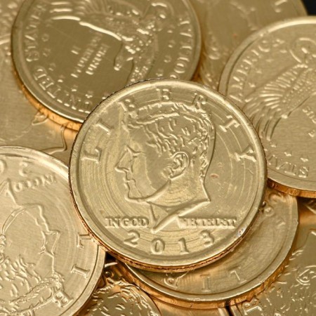 Confectionery "dollar" in a bank, 6 g-2