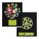 Notebook in a line of 24 sheets, 5 types of mix, cover coated cardboard, gravity farz