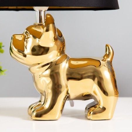 Bernard desktop 1x40W E14 wire-1,6m gold 21x21x30cm-4