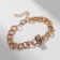 Bracelet Metal “Wheel” chain, color black gold, l = 16 cm