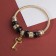 Mardgeri Assorted Bracelet key, black and golden color in gold, d = 6.5 cm