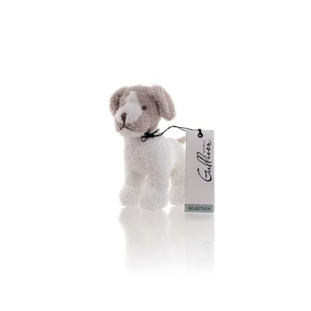 Soft toy Gulliver puppy, white-gray color, 16 cm-8
