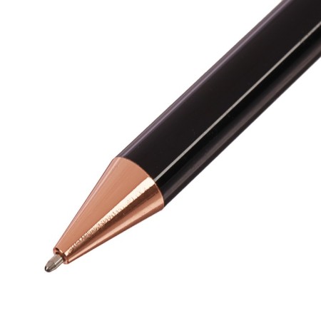 Gift handle, ball "Galant" in the leatherette case, rotary, black and golden case-2