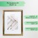 Photo frame plastic "Mira" 30x40 cm gold (plastic screen)