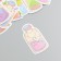 Plastic stickers "Unusual jars" set 60 pcs 10x12 cm