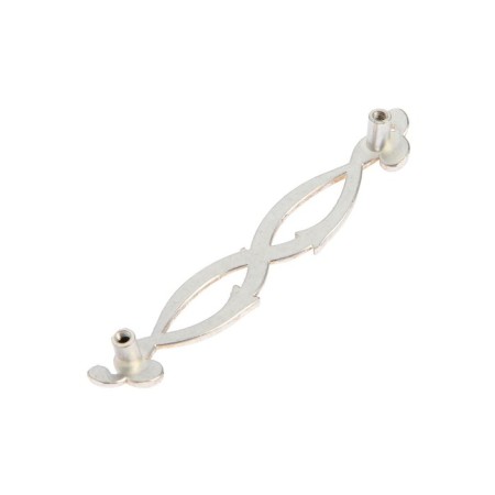 PC172AS handle, m/o 96 mm, old silver color-2