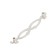 PC172AS handle, m/o 96 mm, old silver color