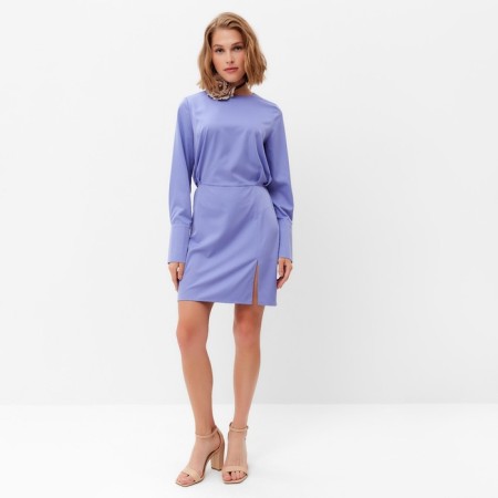 Women's dress Minaku: Silk pleasure Lilac color, rr 46-1