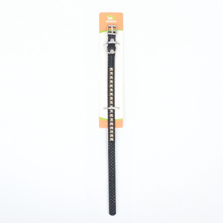 The collar of the corrugated "boundaries", 33 x 1.2 cm, Osh 23-29, black-6