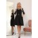 Women's dress wisell, size 56, black color