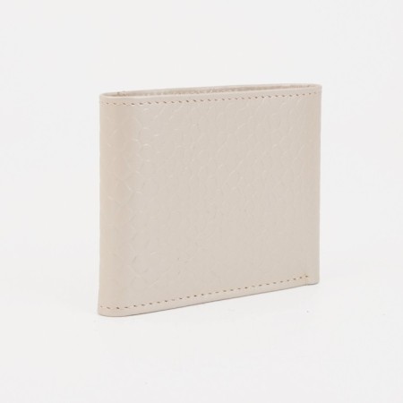 Women's wallet on the button, milk color-1