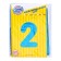 Foil ball 32 "number 2, individual packaging, blue color