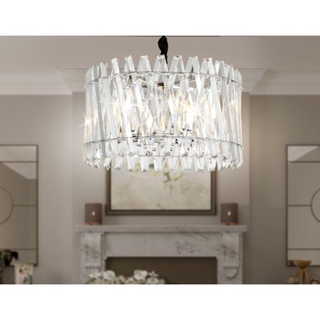 Crystal chandelier with Ambrella Light, Traditional, TR5062, E14, Color Chrome-2