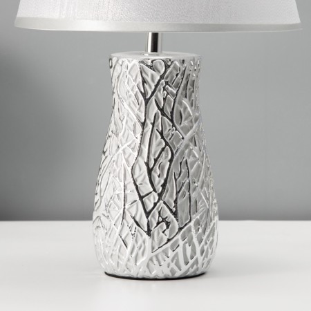 Hell lamp "Messina" E14 40W silver 25x25x44 cm-3