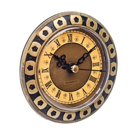 Quartz clock, D-9.5 cm, 1AA, discrete move-3