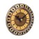 Quartz clock, D-9.5 cm, 1AA, discrete move
