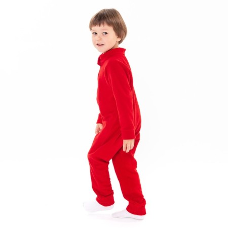 Combineson children, red color, height 86-92 cm-6